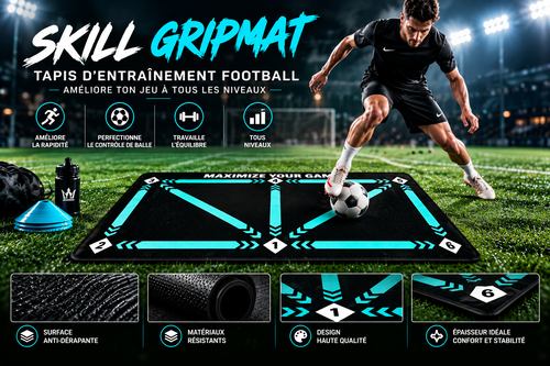 ⚽ SKILL GRIPMAT – Tapis d’entraînement de football antidérapant