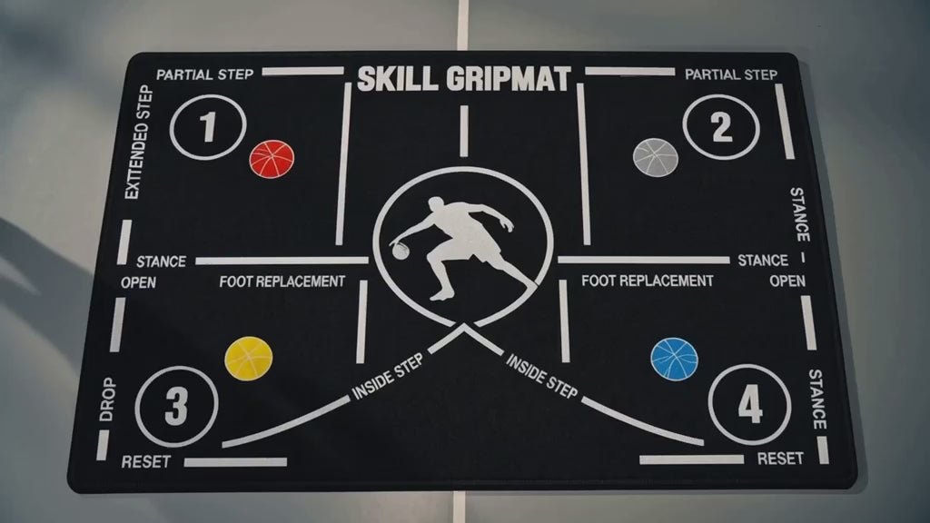 🏀 SKILL GRIPMAT – Tapis d’entraînement de basketball antidérapant